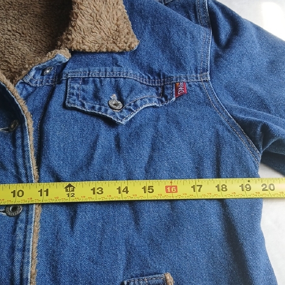 Alba Blue Denim Jacket with Warm Brown Lining - Picture 9 of 14